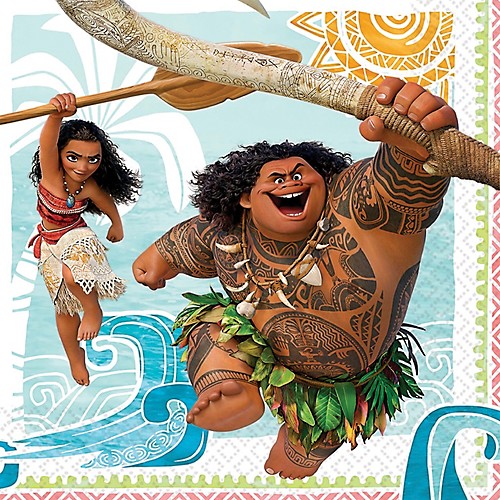 Featured Image for 6.5″ Moana Lunch Napkins – Pack of 16
