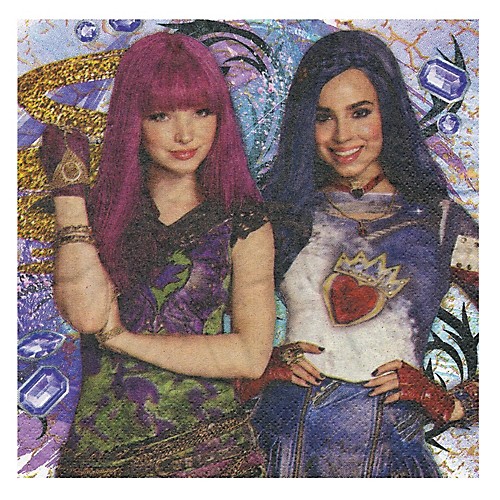 Featured Image for 6.5″ Disney Descendants 2 Lunch Napkins – Pack of 16
