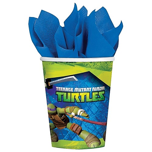 Featured Image for 9oz Ninja Turtles Cups – Pack of 8