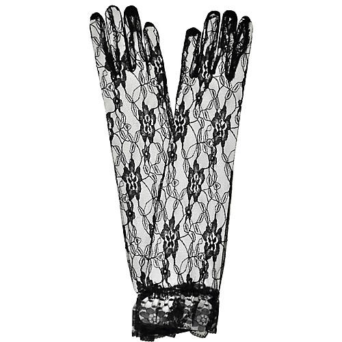 Featured Image for Gloves Black Lace Elbow