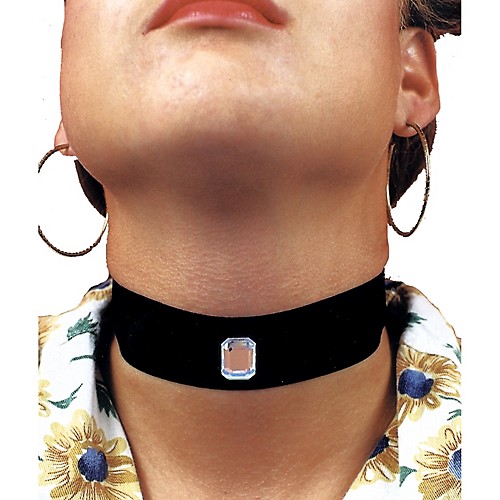Featured Image for Black Velvet Choker with Jewel