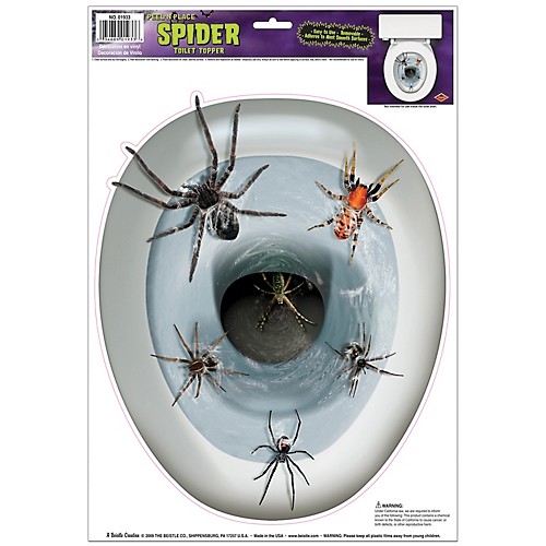 Featured Image for Spider Toilet Topper Peel N Pl