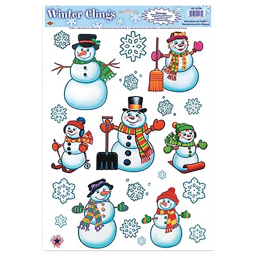 Featured Image for Snowman/Snowflake Clings