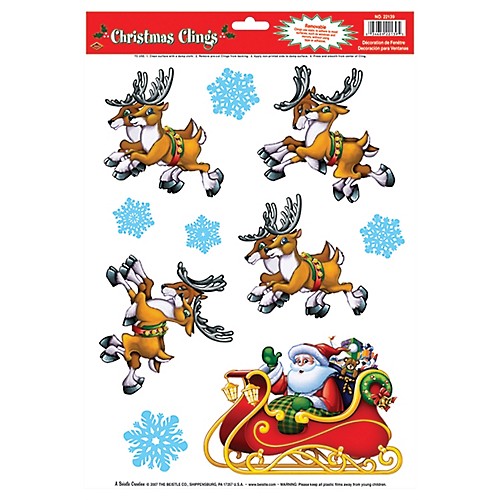Featured Image for Santa Sleigh Clings