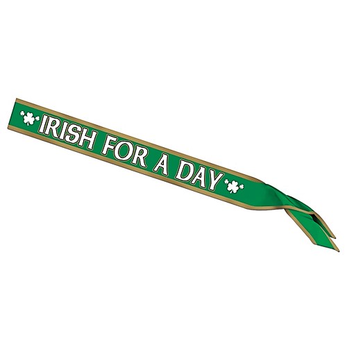Featured Image for Irish For A Day Satin Sash
