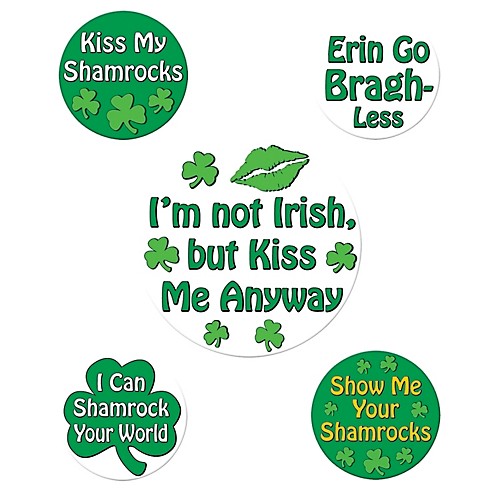 Featured Image for St. Patrick’s Funny Party Button