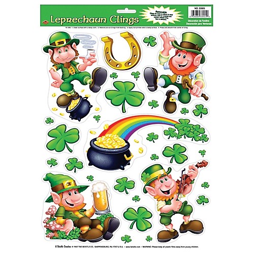 Featured Image for Leprechaun Shamrock Clings