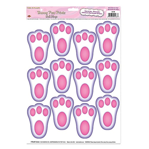 Featured Image for Bunny Paw Prints Peel-N-Place