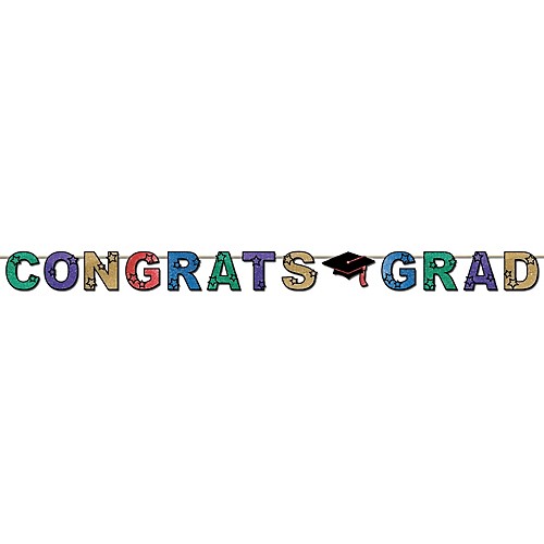 Featured Image for Glittered Congrats Grad Streamer