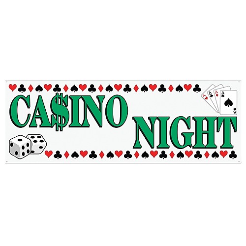 Featured Image for 5′ X 21″ Casino Night Banner