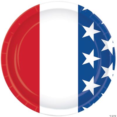 Featured Image for 7″ Patriotic Plates 8ct