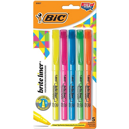 Featured Image for BIC Highlighter – 5 Colors