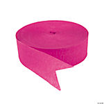 Hot Pink Jumbo Paper Streamer