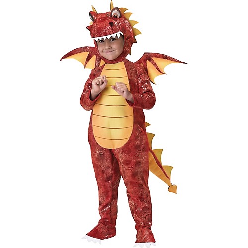Featured Image for Fire Breathing Dragon Toddler Costume
