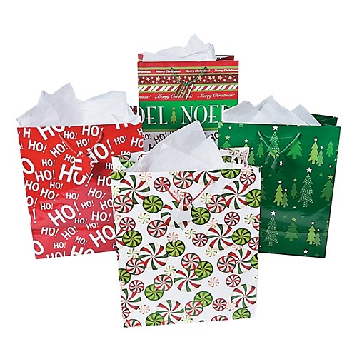 Christmas Goodie Bags, Treat Bags & Containers | Oriental Trading