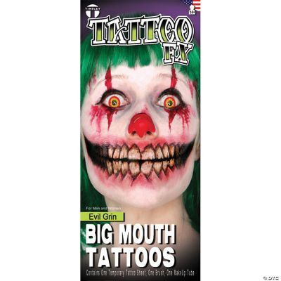 Featured Image for Evil Grin Big Mouth Tattoo FX