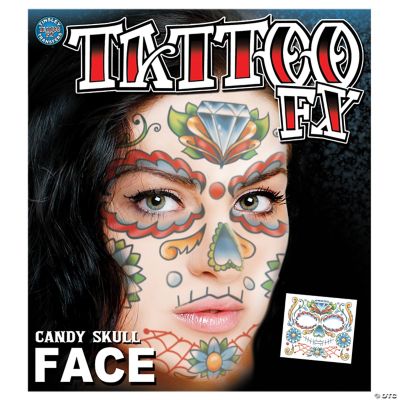 Featured Image for Face Tattoo Candy Skull