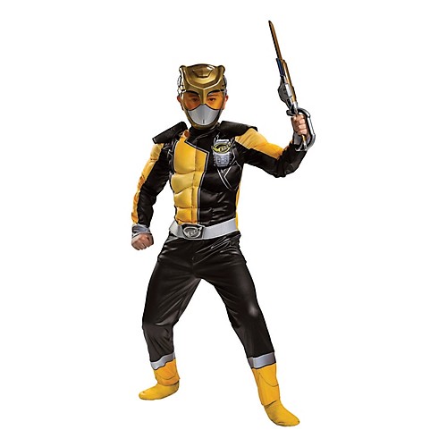 Featured Image for Boy’s Gold Ranger Classic Muscle Costume – Beast Morphers