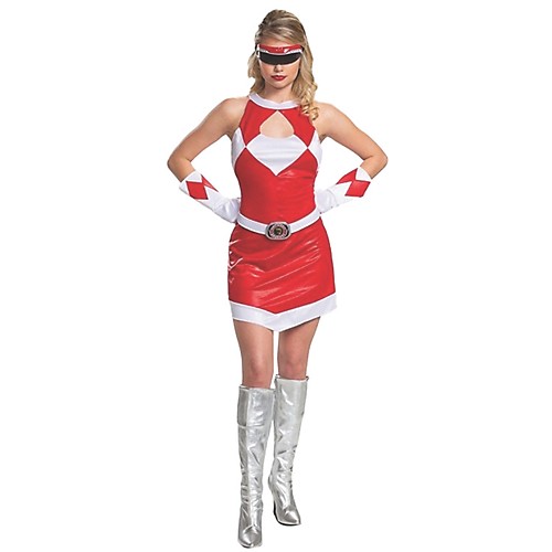 Featured Image for Women’s Red Ranger Deluxe Costume – Mighty Morphin