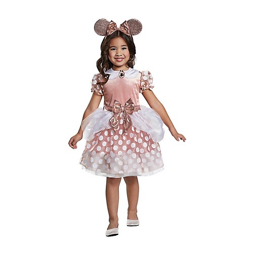 Featured Image for Girl’s Rose Gold Minnie Classic Costume