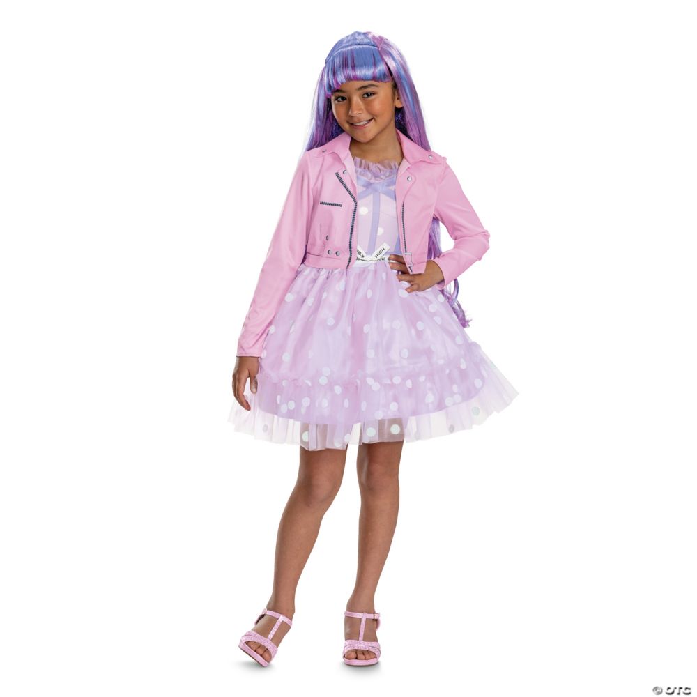 Girl's Classic Rainbow High Violet Costume - Small 4-6X