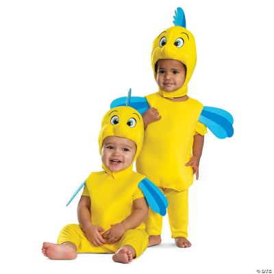 Baby Classic Disney's Little Mermaid Animated Flounder Costume Small