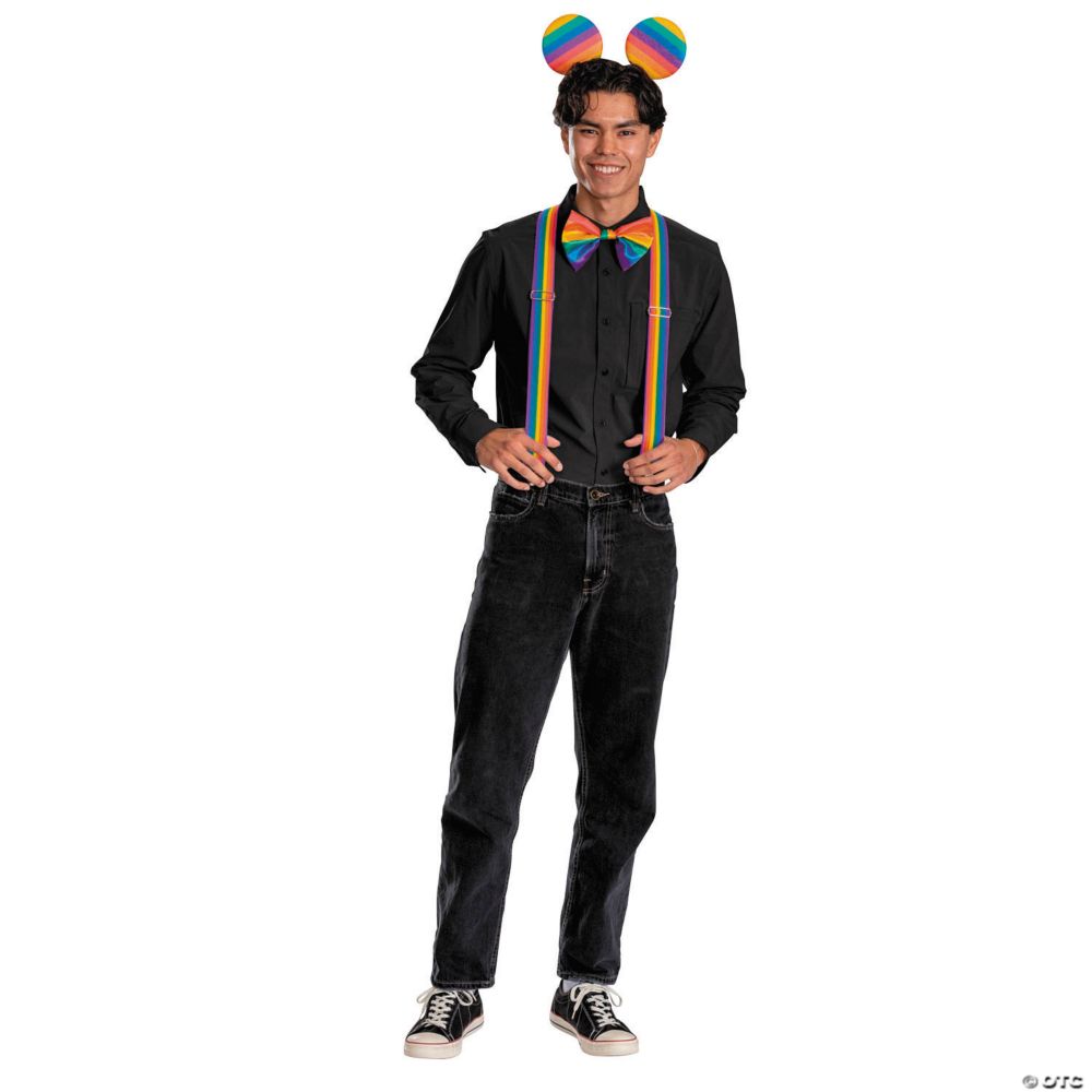Adults Disney Mickey Mouse 25 Pride Costume Kit - Small/Medium