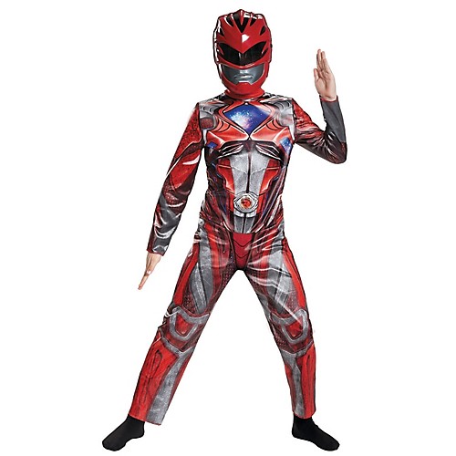 Featured Image for Boy’s Red Ranger Classic Costume – Power Rangers Movie 2017