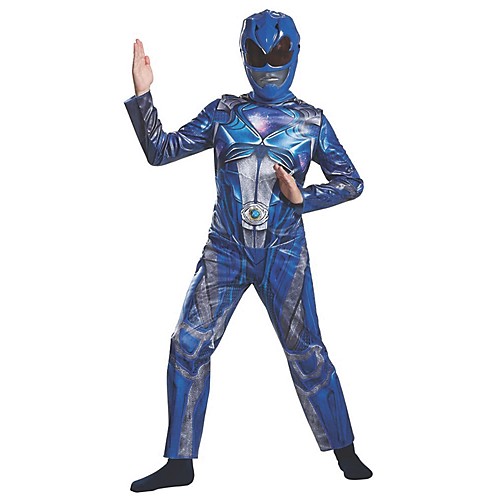 Featured Image for Boy’s Blue Ranger Classic Costume – Power Rangers Movie 2017