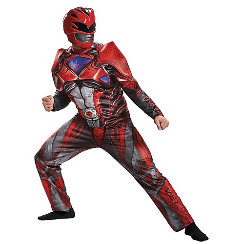 Featured Image for Men’s Red Ranger Muscle Costume – Power Rangers Movie 2017