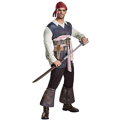 Featured Image for Men’s Captain Jack Classic Costume – Pirates Of The Caribbean 5