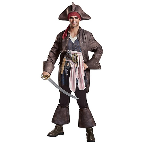Featured Image for Men’s Captain Jack Deluxe Costume – Pirates Of The Caribbean 5