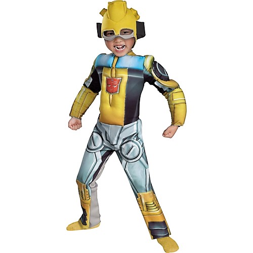 Featured Image for Boy’s Bumblebee Rescue Bot Toddler Muscle Costume