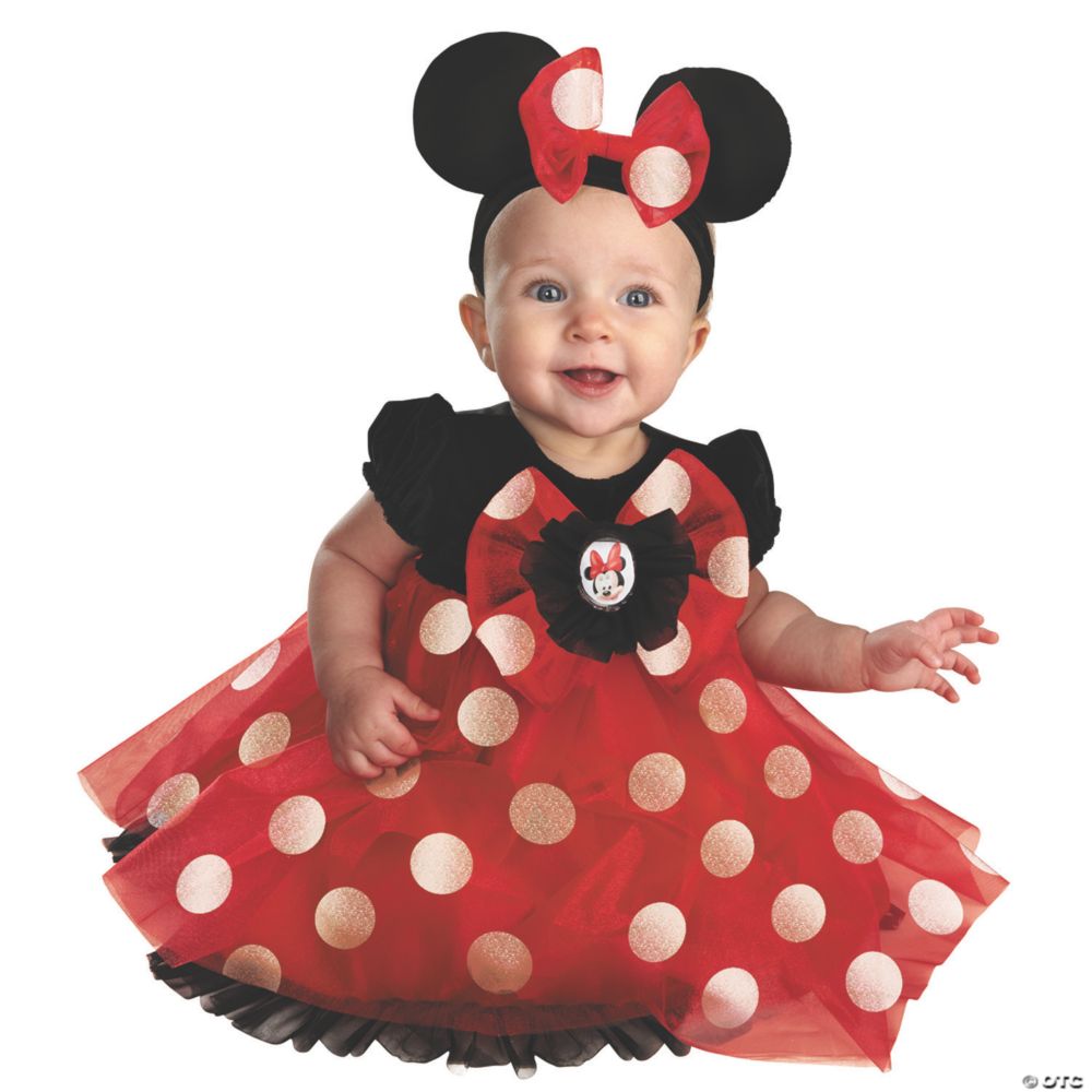 Baby Girl's Red Minnie Mouse(TM) Costume - 6-12 Months