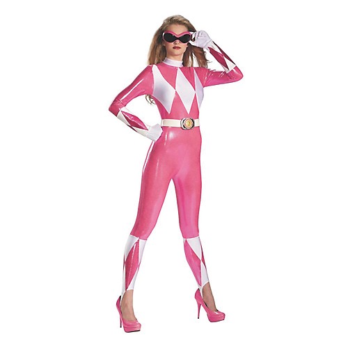 Featured Image for Women’s Sassy Pink Power Ranger Bodysuit – Mighty Morphin