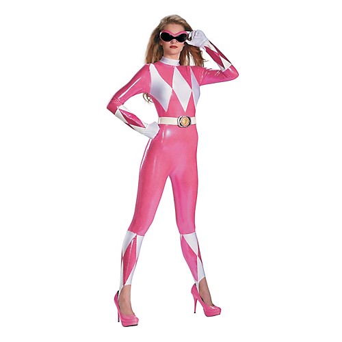 Featured Image for Women’s Sassy Pink Power Ranger Bodysuit – Mighty Morphin