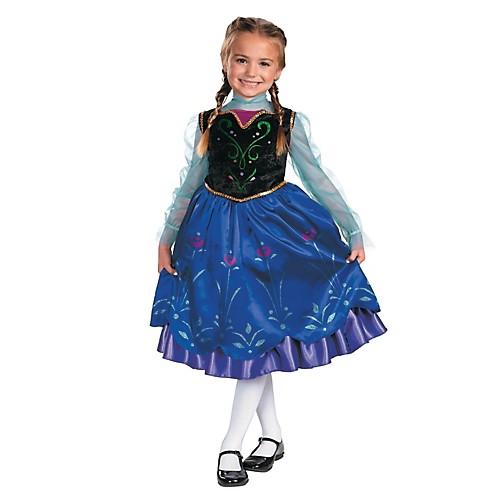Featured Image for Girl’s Anna Traveling Deluxe Costume – Frozen