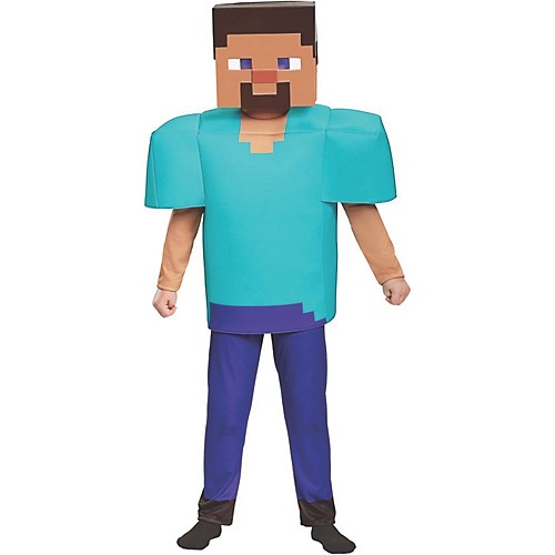 Featured Image for Boy’s Steve Deluxe Costume – Minecraft