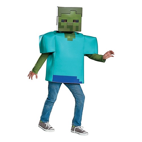 Featured Image for Boy’s Zombie Classic Costume – Minecraft