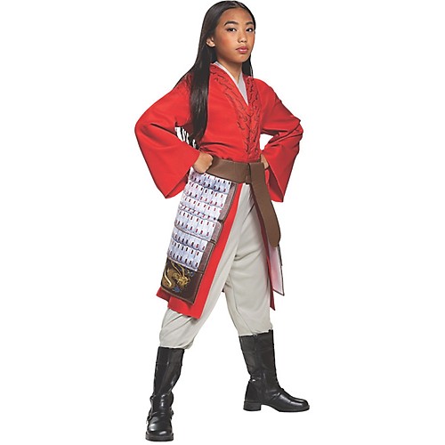 Featured Image for Girl’s Mulan Hero Red Dress Deluxe Costume