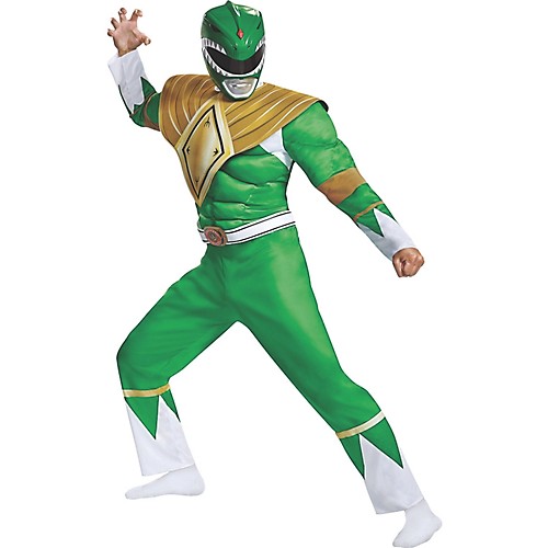 Featured Image for Men’s Green Ranger Classic Muscle Costume – Mighty Morphin