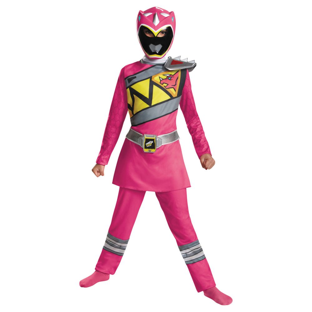Classic Pink Ranger Dino Girls Halloween Costume - Medium From MindWare