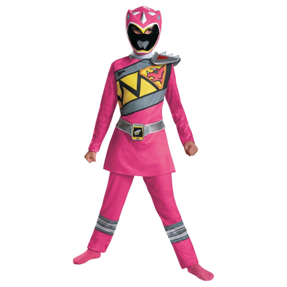 Girls Classic Power Rangers(TM) Pink Ranger Dino Costume - Small From MindWare
