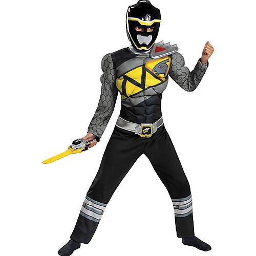 Featured Image for Boy’s Black Ranger Muscle Costume – Dino Charge