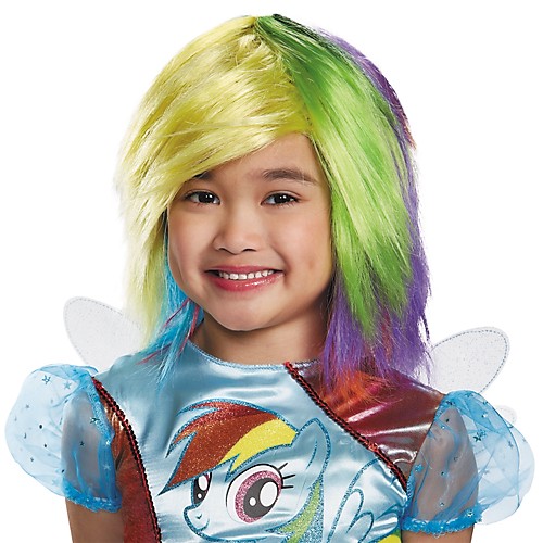 Featured Image for Girl’s Rainbow Dash Wig – My Little Pony