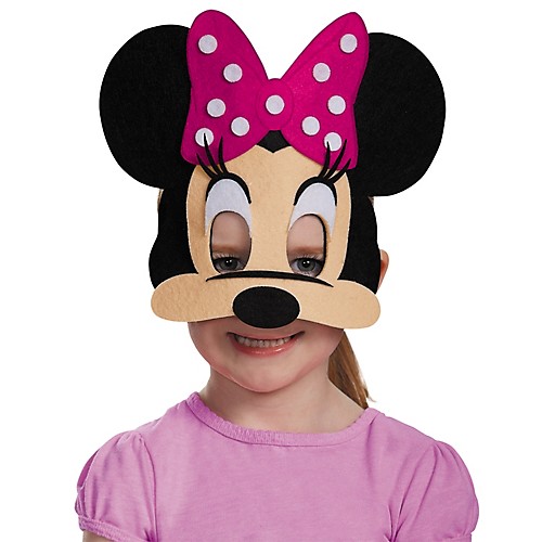 Featured Image for Child’s Pink Minnie Mouse Felt Mask