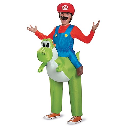 Featured Image for Boy’s Mario Riding Yoshi Costume – Super Mario Brothers