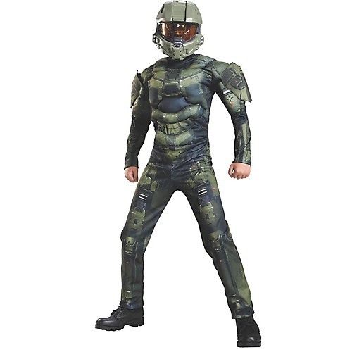 Featured Image for Boy’s Master Chief Classic Muscle Costume – Halo