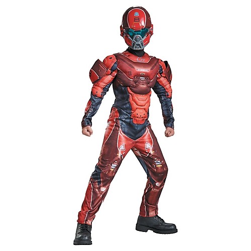 Featured Image for Boy’s Red Spartan Classic Muscle Costume – Halo