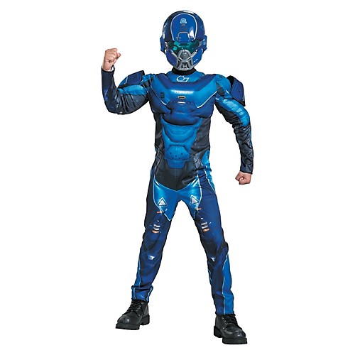 Featured Image for Boy’s Blue Spartan Classic Muscle Costume – Halo